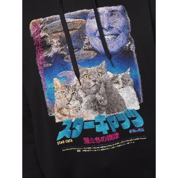 Doublet Cats Hoodie Embroidered Sweatshirt Pullover Strangest Comfort Retro - Picture 6 of 10